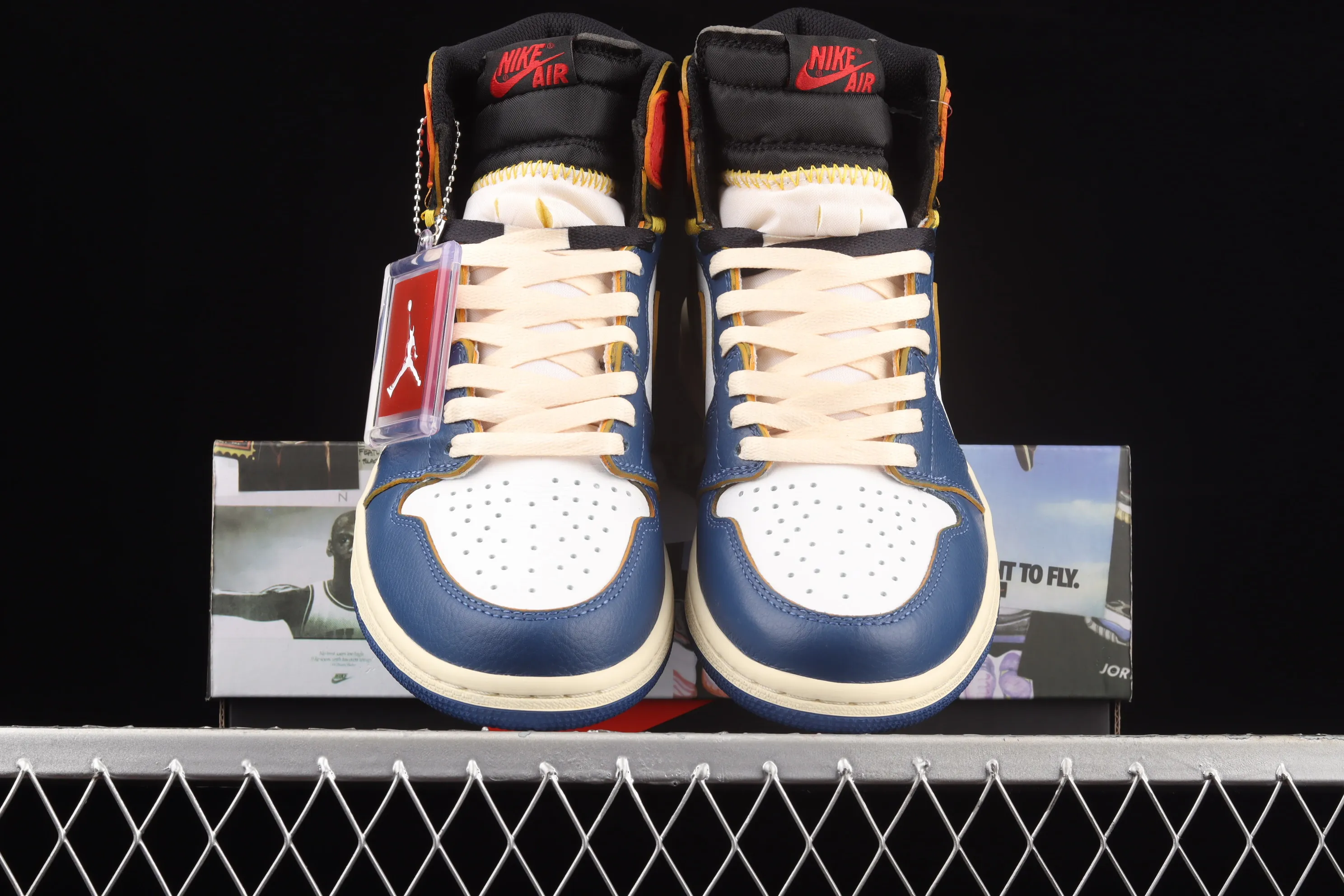 All categories Air Jordan Jordan series basketball shoes Air Jordan 1 High pure original version Air Jordan 1 x Union AJ1 Joe 1 limited joint four-color deconstruction splicing basketball shoes BV1300-146